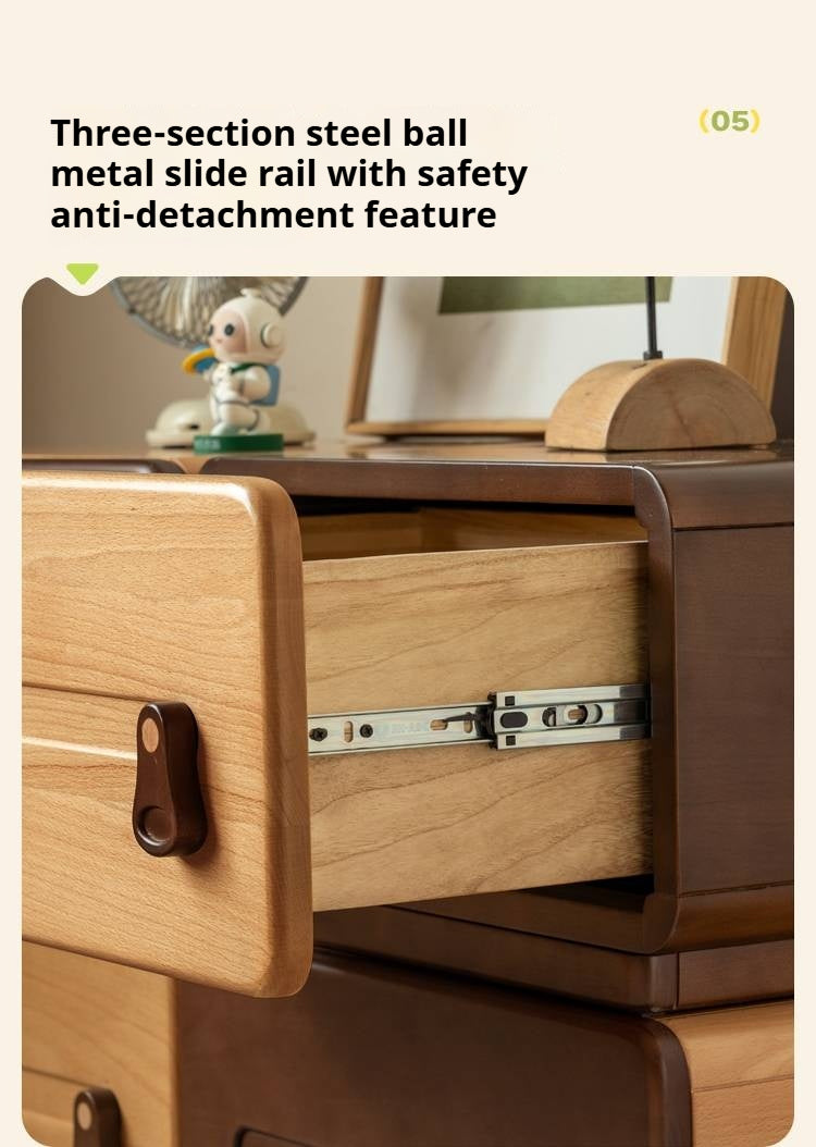 Beech Solid Wood Children's Chest of Drawers