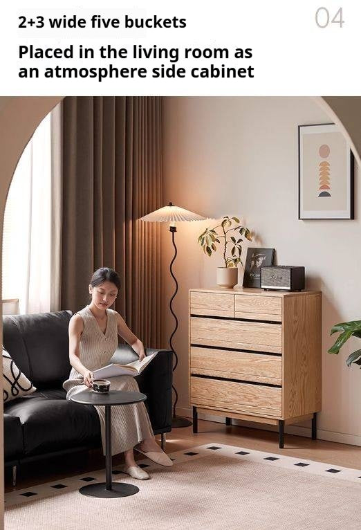 Oak Solid Wood Chest of Drawers