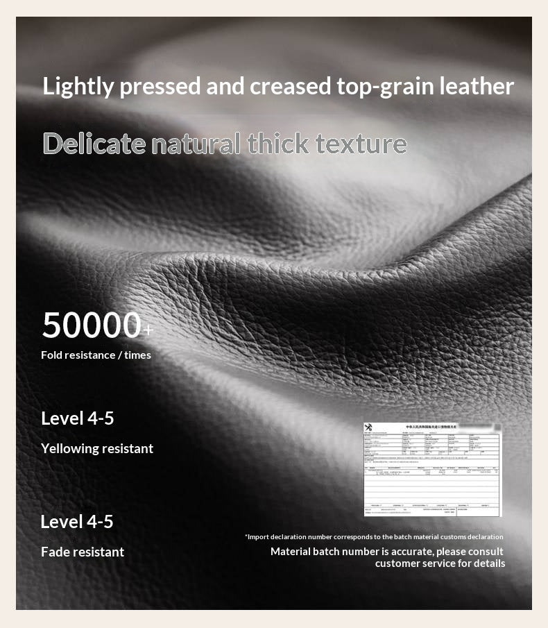 2 pcs Ash Solid Wood Genuine Leather, Fabrics Accent Chair, Modern Minimalist Lounge Chair