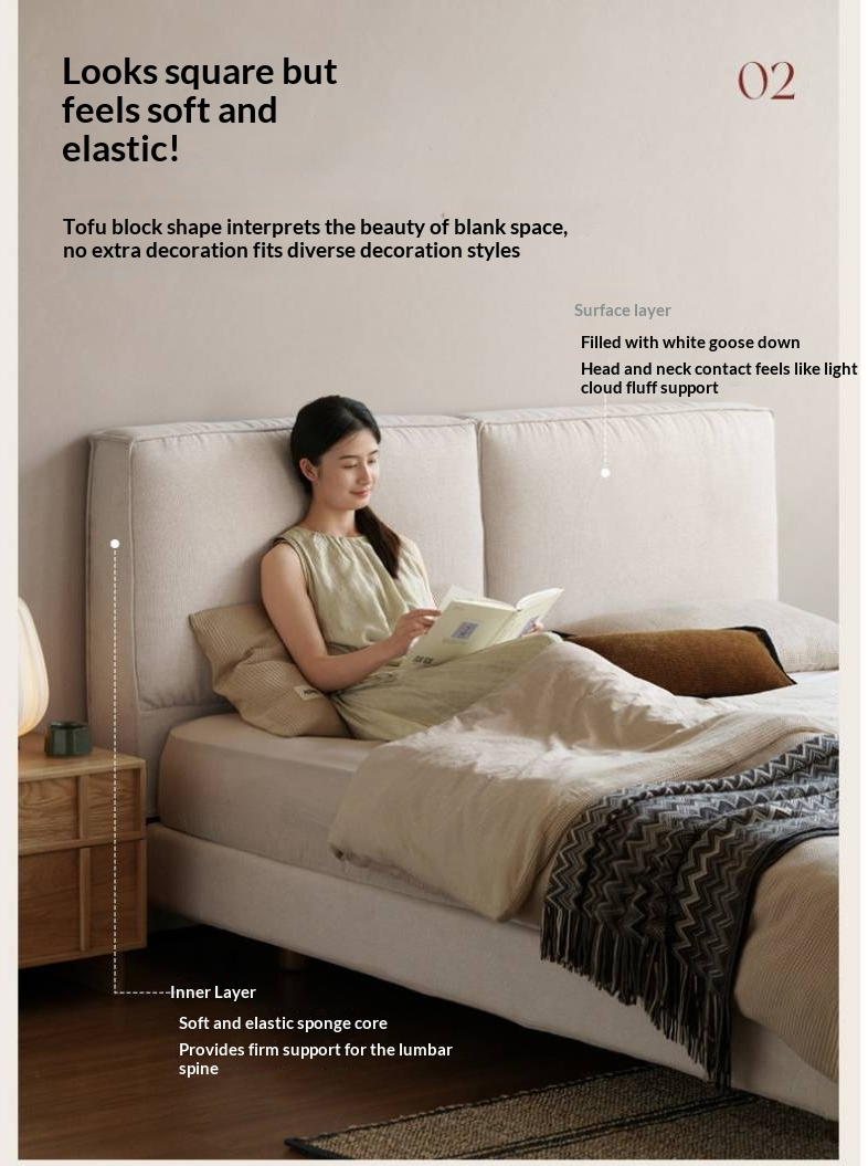 Fabric Suspended Bed Wabi Sabi Style