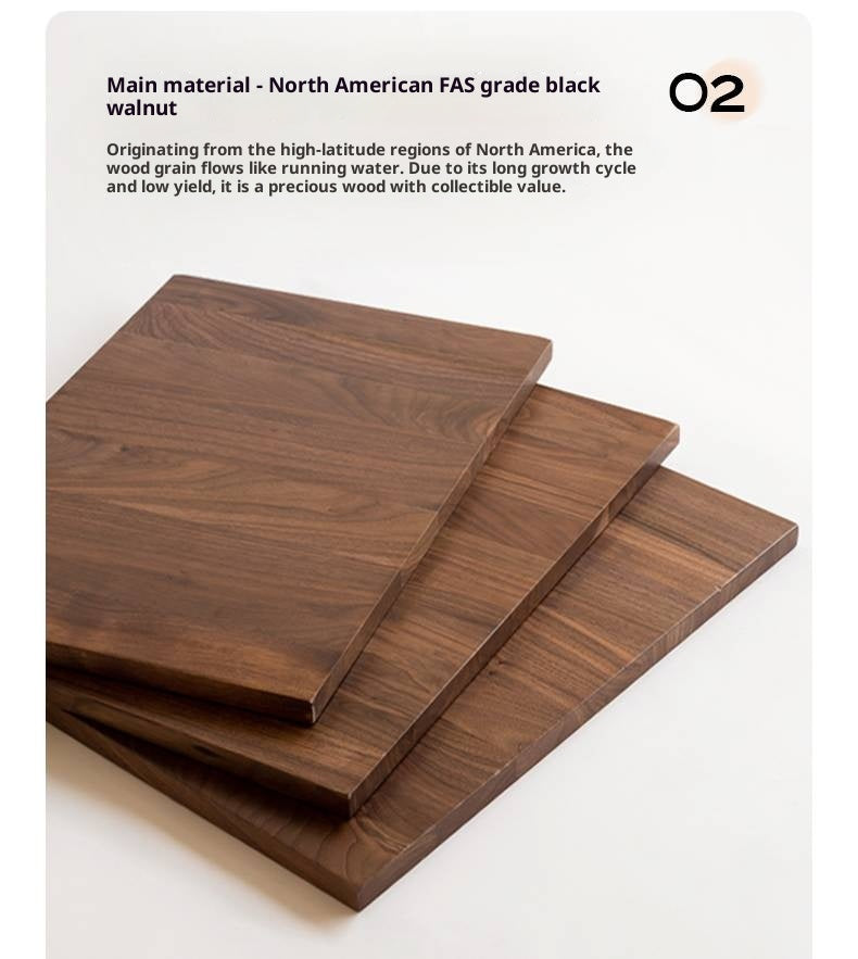 Black Walnut, Sandalwood Solid Wood Light Luxury Multifunctional Dressing Table