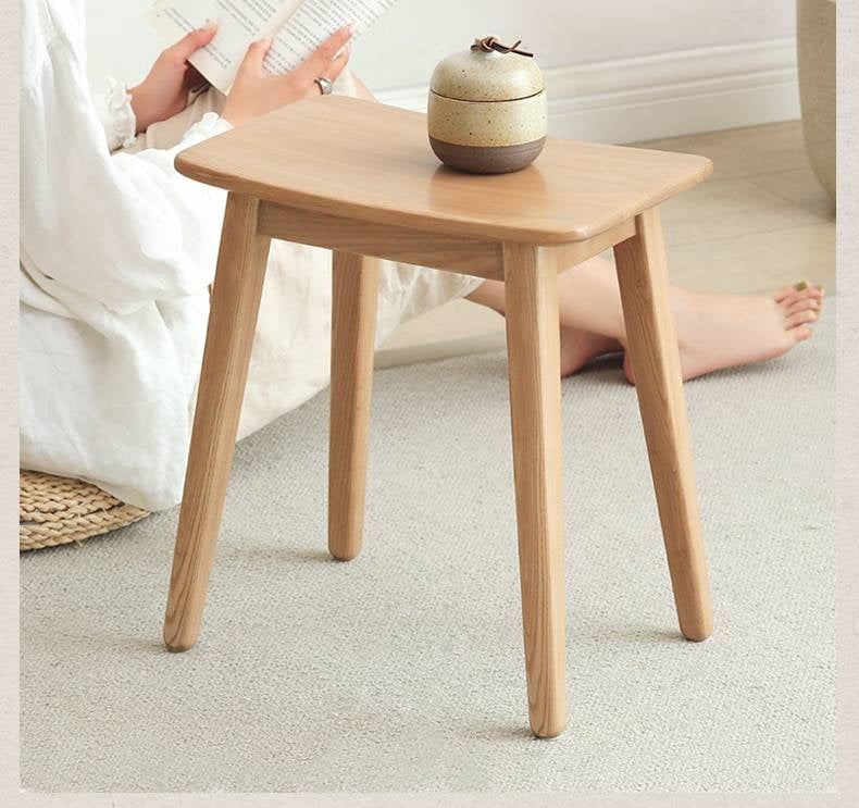 Oak, Ash Solid Wood Modern Vanity Table