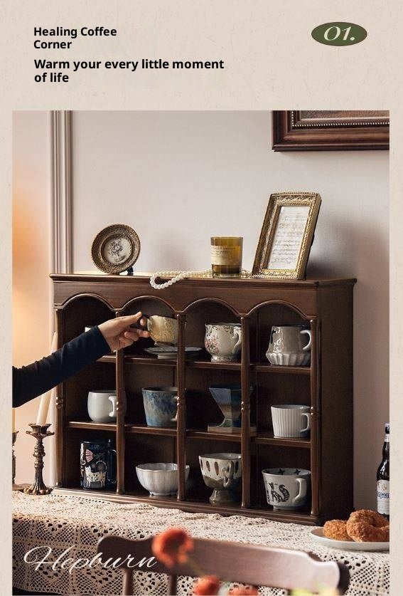 Poplar Solid Wood Wall Cabinet