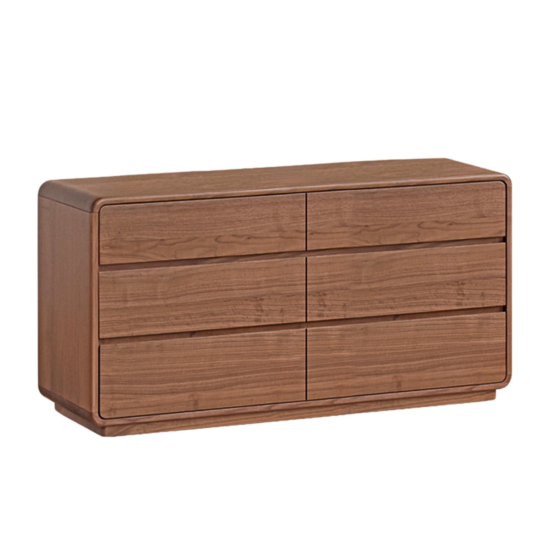 Black Walnut, Sandalwood Solid Wood Dressing Table Chest Of Drawers.