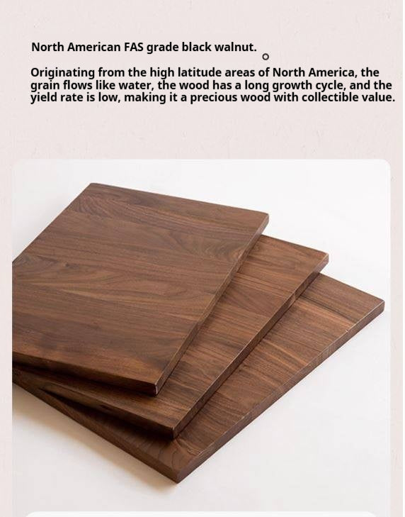 Black Walnut Solid Wood Nordic Long Bench