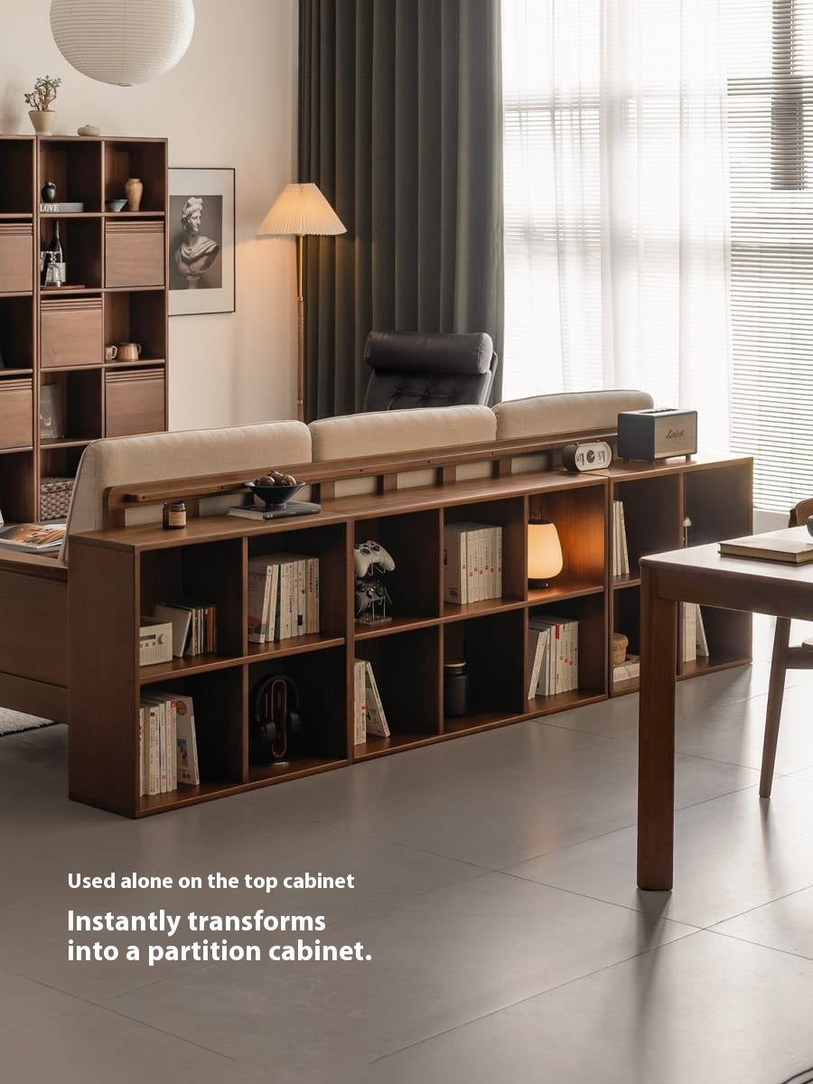 Sandalwood Solid Wood Combination Bookshelf