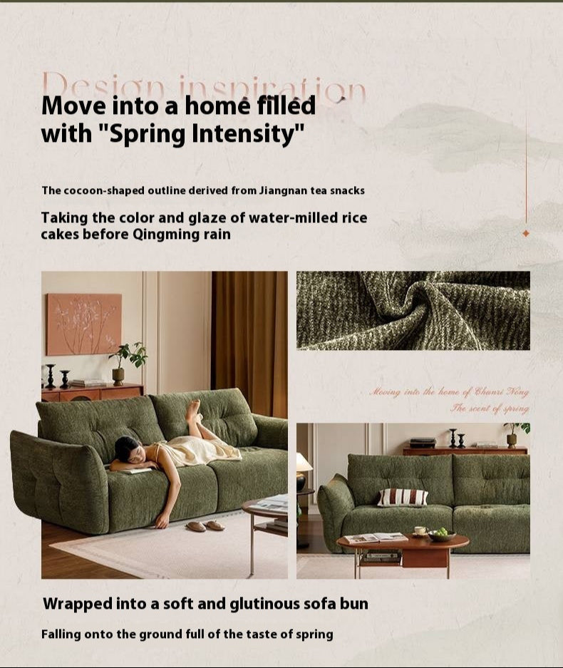 Modern Fabric Fully Removable Washable Pet-Friendly Floor Sofa