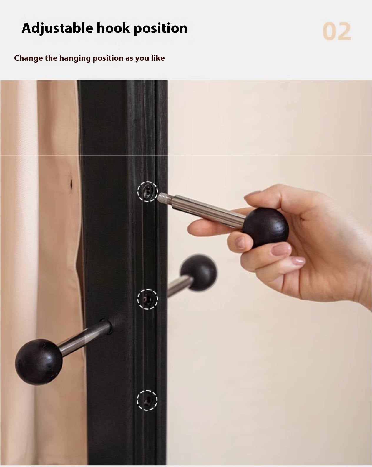 Beech, Ash Solid Wood Medieval Style Hanger