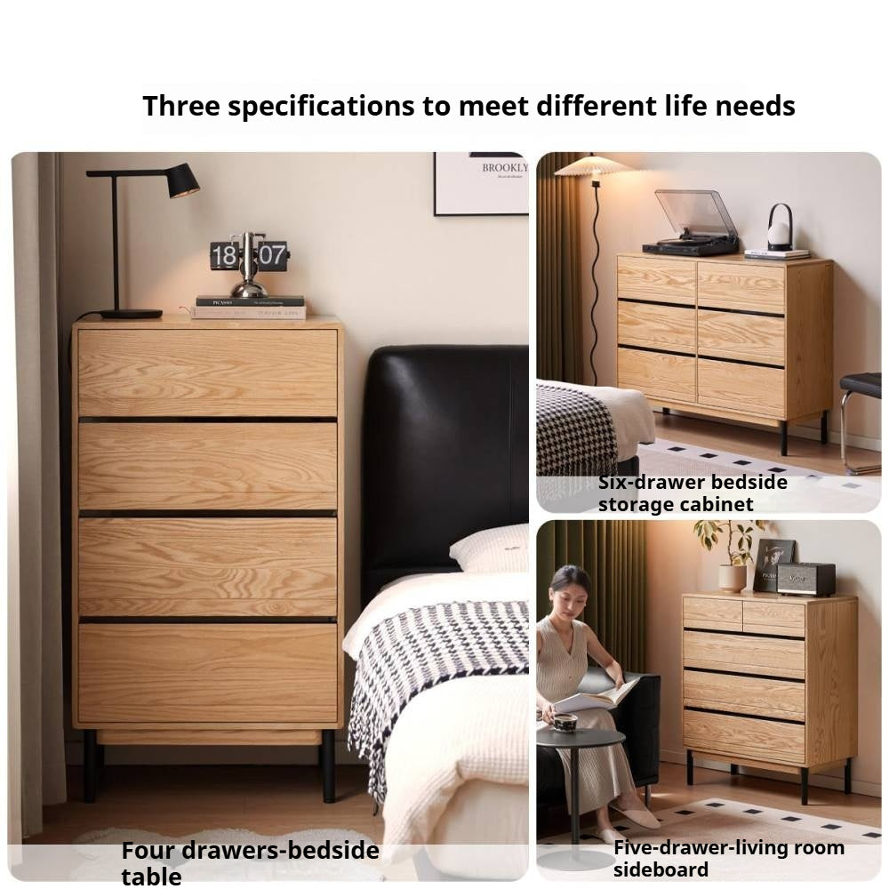 Oak Solid Wood Chest of Drawers