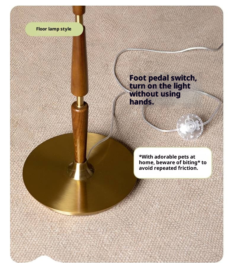 Ash Solid Wood Japanese Style Luxury Lamp