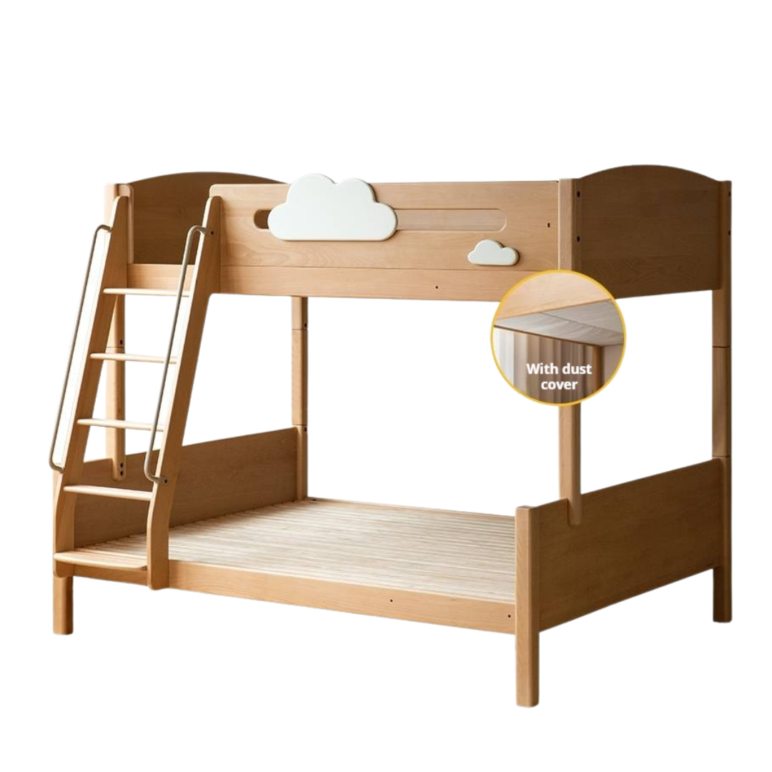 Beech Solid Wood Children's Bunk Bed