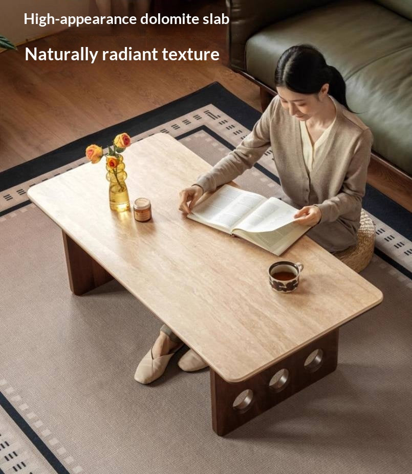 Black Walnut Solid Wood Ancient Style Coffee Table