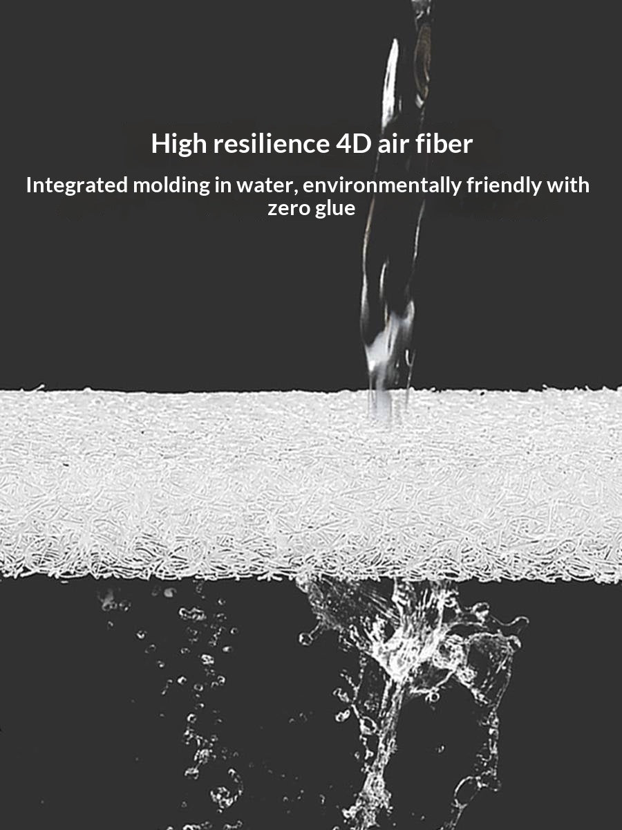 Glue-Free Mattress Made Of Imported Natural Latex, With Air Fiber Filling And Spring Support, A Soft Mattress For Back Protection 24 cm