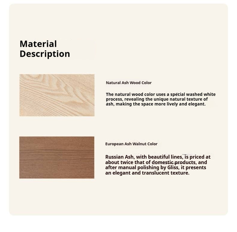 Ash Solid Wood Dining Soft Chair