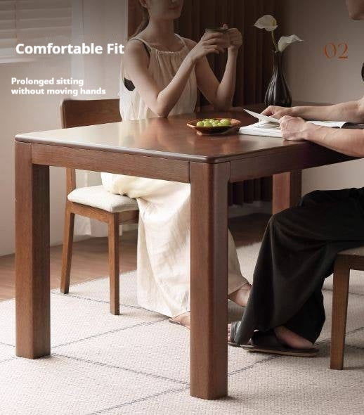 Solid Longan Hardwood Dining Table