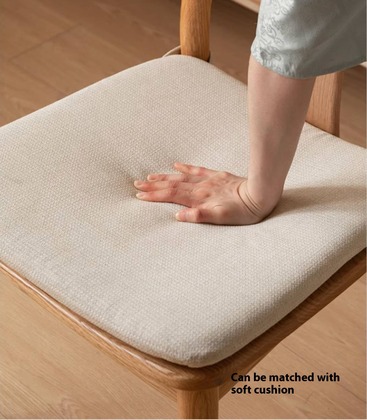 Set 4 pcs Oak Solid Wood New Chinese Style Dining Chair