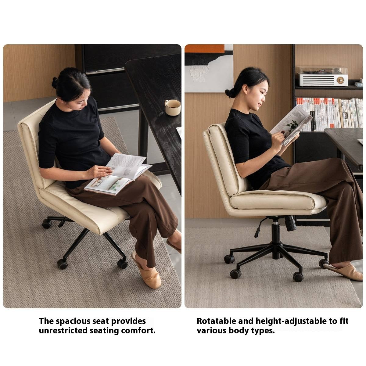 Organic Leather Computer Chair