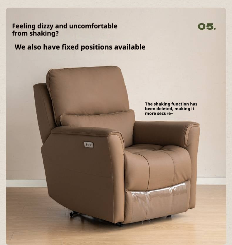 Leather Chair Electric Leisure Recliner.