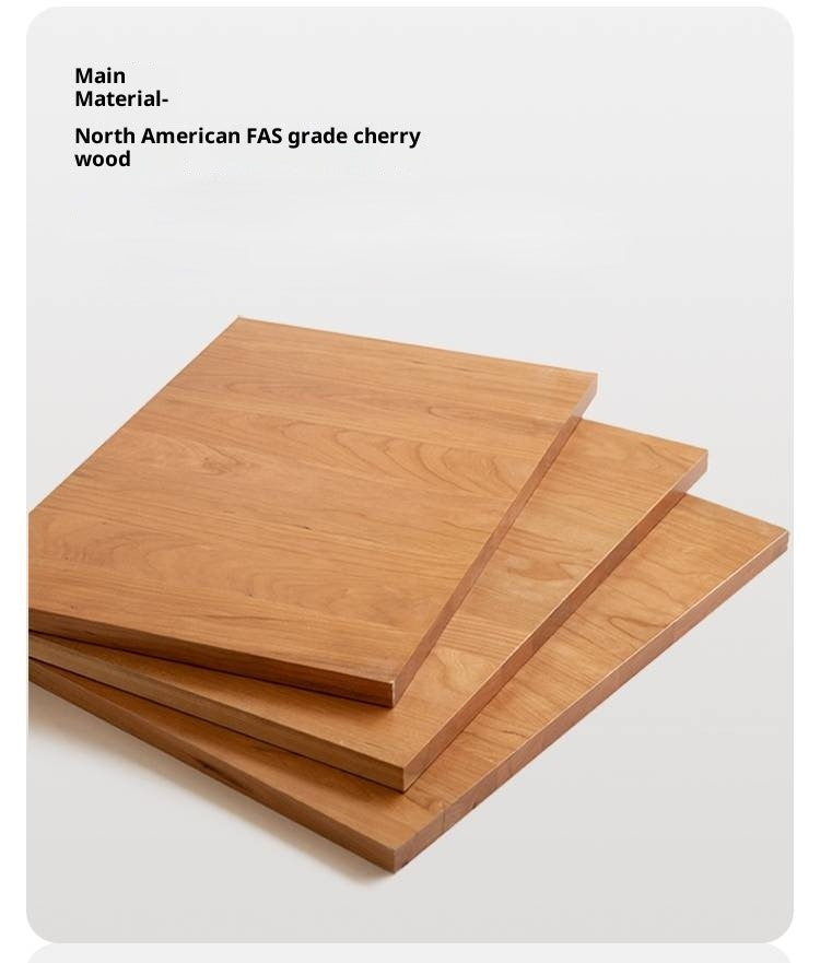 Cherry Solid Wood Rock Plate Sideboard