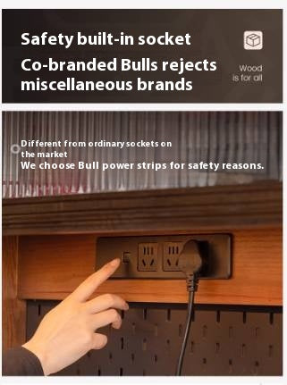 Oak Solid Wood Sideboard Cabinet