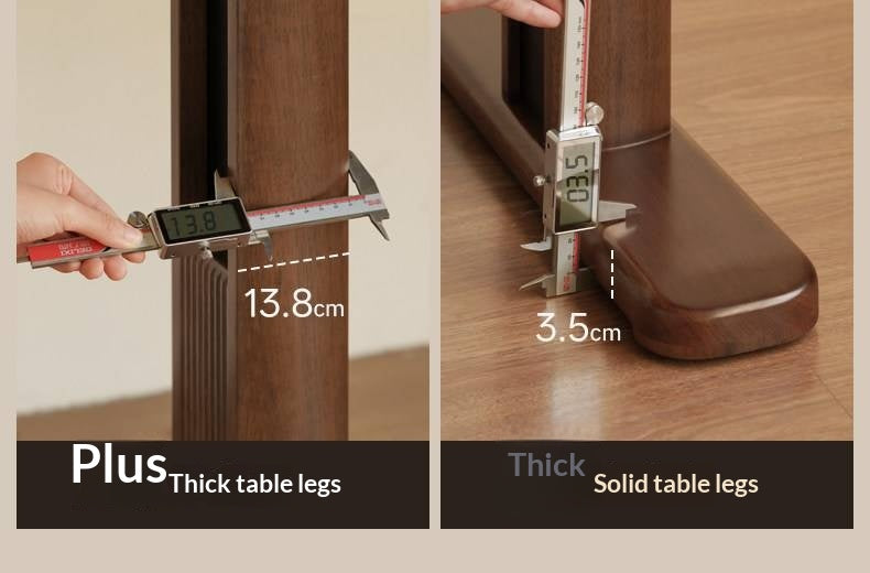 Solid Longan Hardwood Electric Lift Standing Desk with Adjustable Height