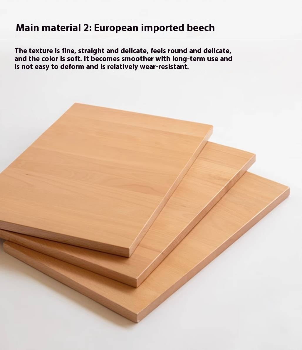 Set 4 pcs Beech, Oak Solid Wood Retro Style Dining Chair.