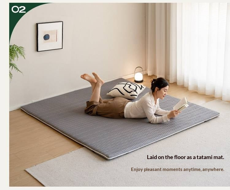 Zero-Glue Coconut Fiber Lumbar Support Firm Mattress — Removable, Washable, Latex Thin Mattress