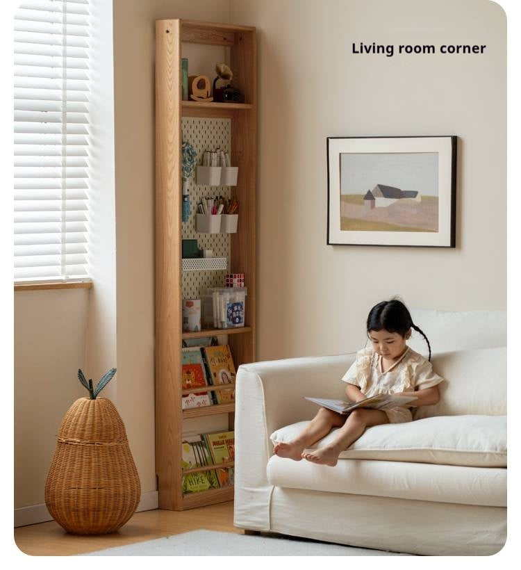 Oak Solid Wood Modern Children's Wardrobe