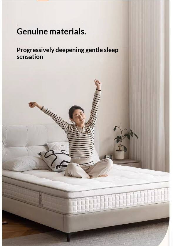 Eco-Friendly Button-Down Glue-Free Mattress — Anti-Mite Spring Mattress, Simmons Thick Design