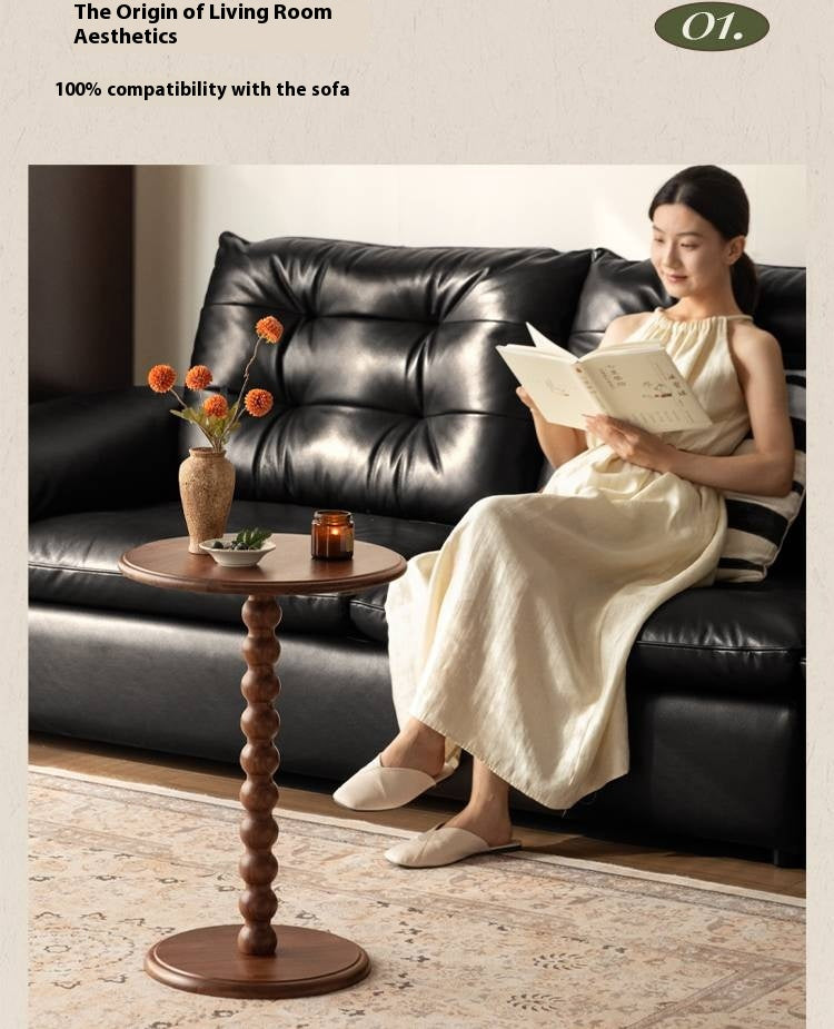 Black Walnut Solid Wood American Retro Style Side Table