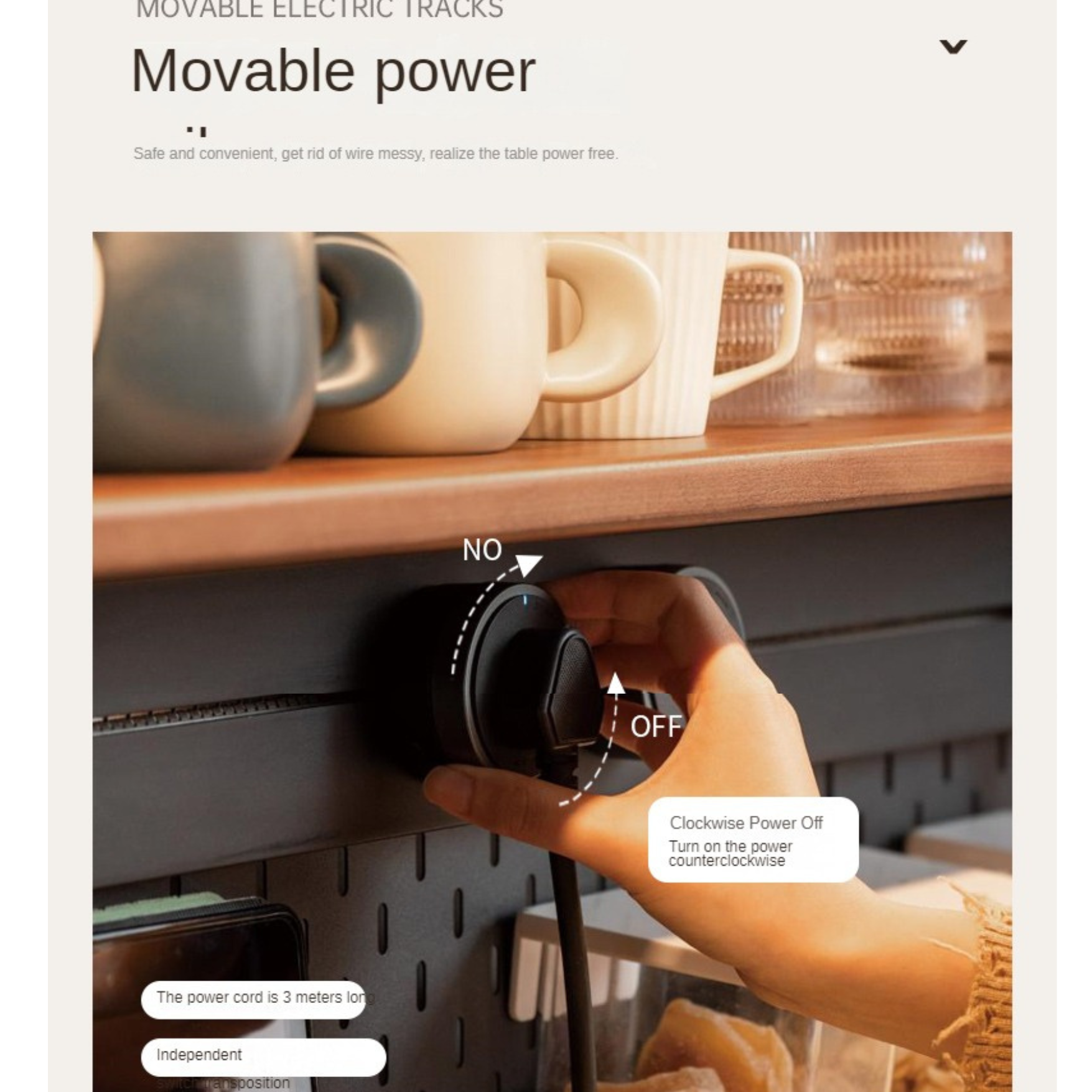 Black Walnut, Oak, Sandalwood, Ash, White Ash Solid Wood Rock Board Sideboard