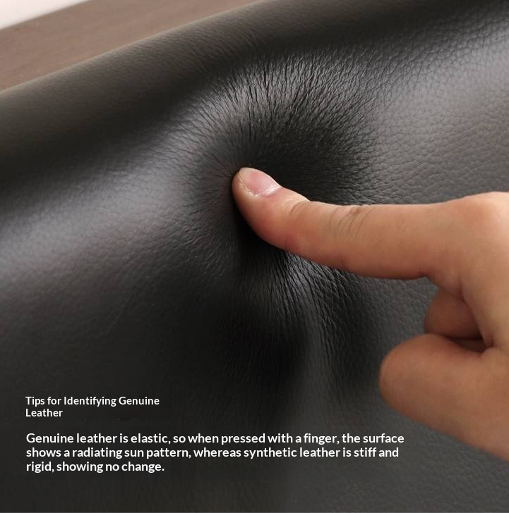 Black Walnut Solid Wood Genuine Leather Upholstered Bed