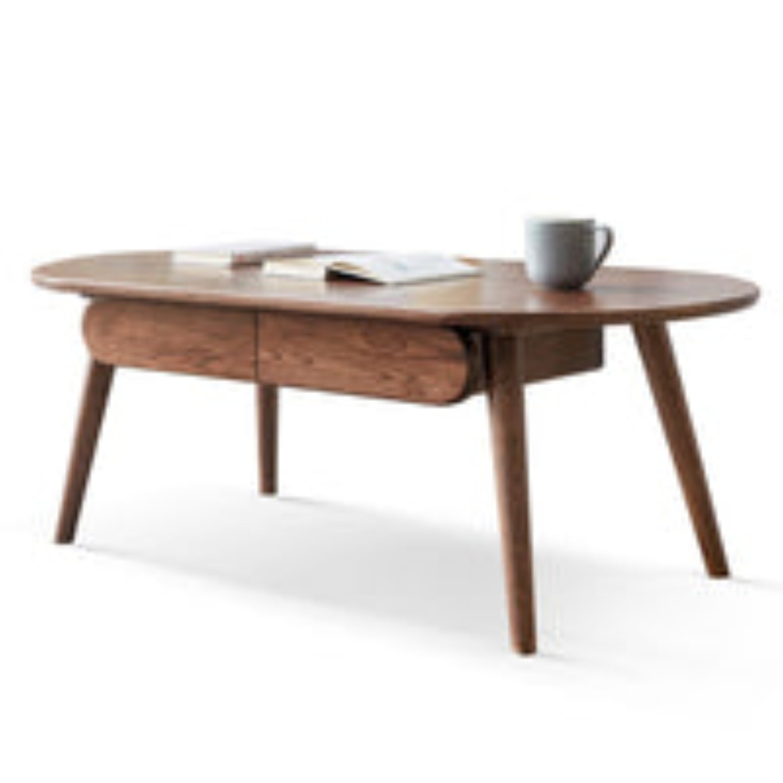 Oak, Solid Rubberwood Luxury Coffee Table