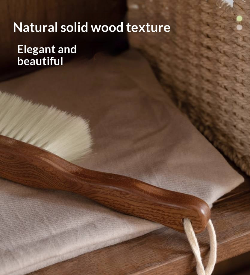 Ebony Solid Wood Long Handle SweepingBrush