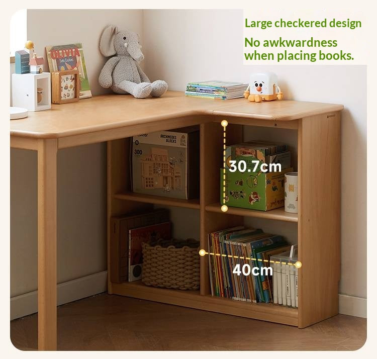 Beech Solid Wood Kids Corner Desk