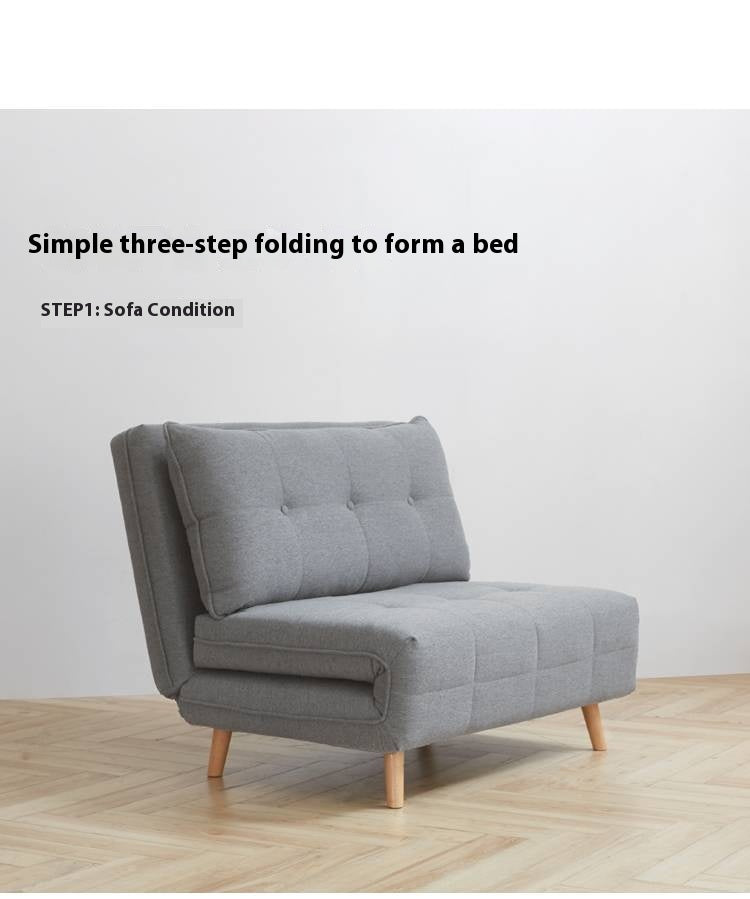 Fabric Sofa Bed, Multifunctional Folding.
