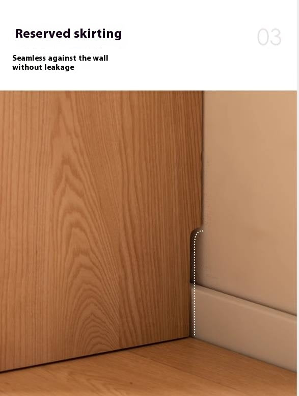 Ash Solid Wood Modern Multi-function Vanity Table.