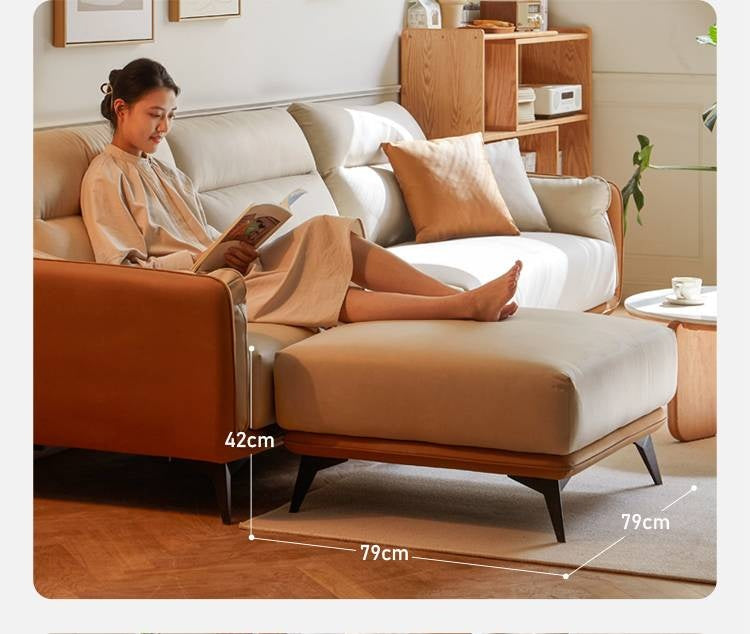Fabric Soft Footstool Modern And Simple Footrest-