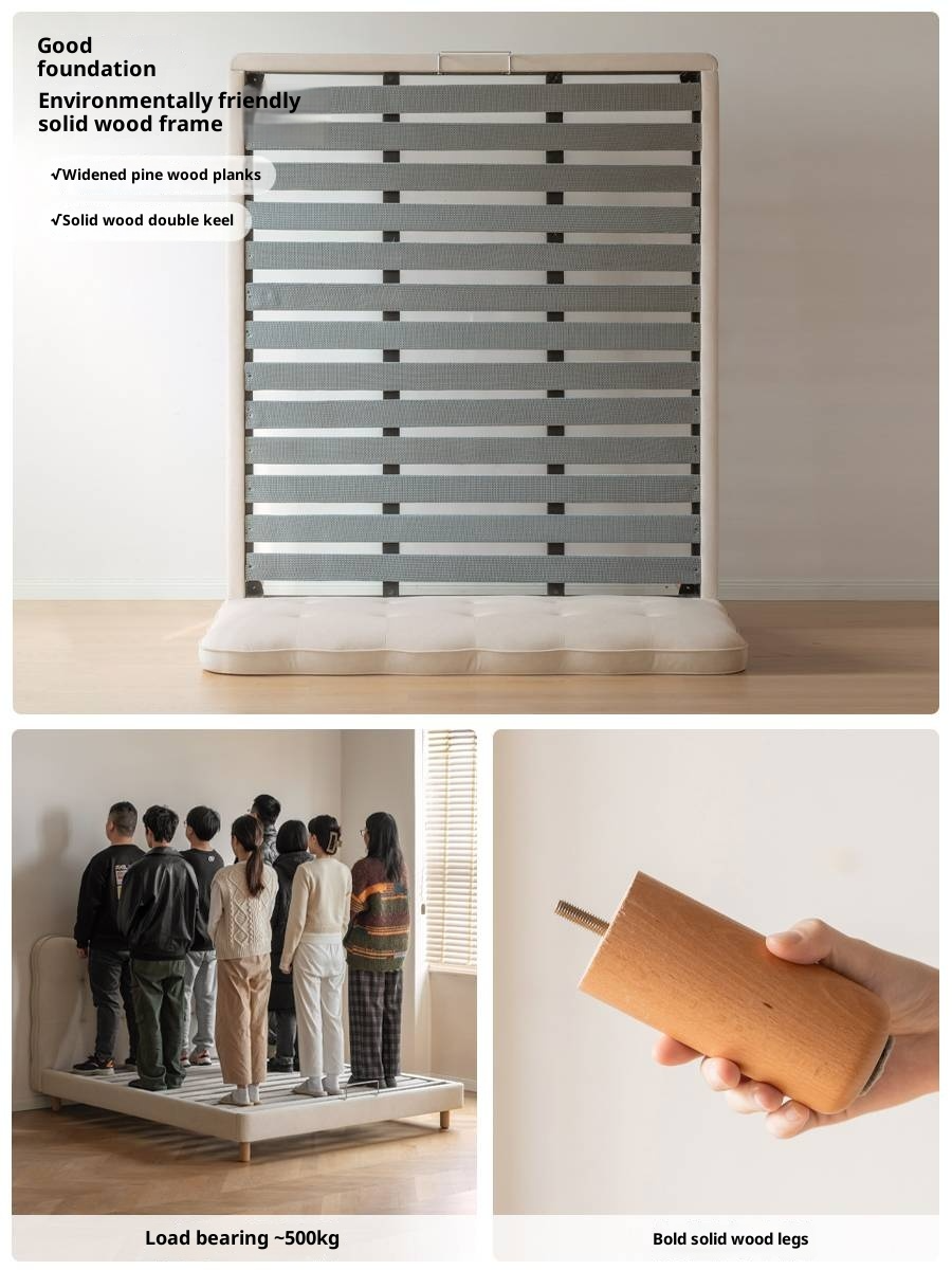 Fabric Cat Scratch Soft Backrest Bed