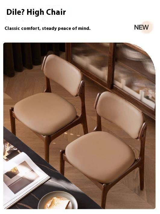Black Walnut Solid Wood Modern Dining Chair