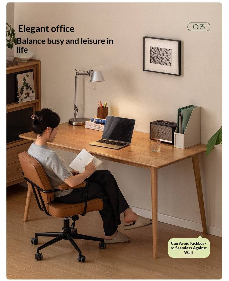 Oak Solid Wood Modern Dining Table