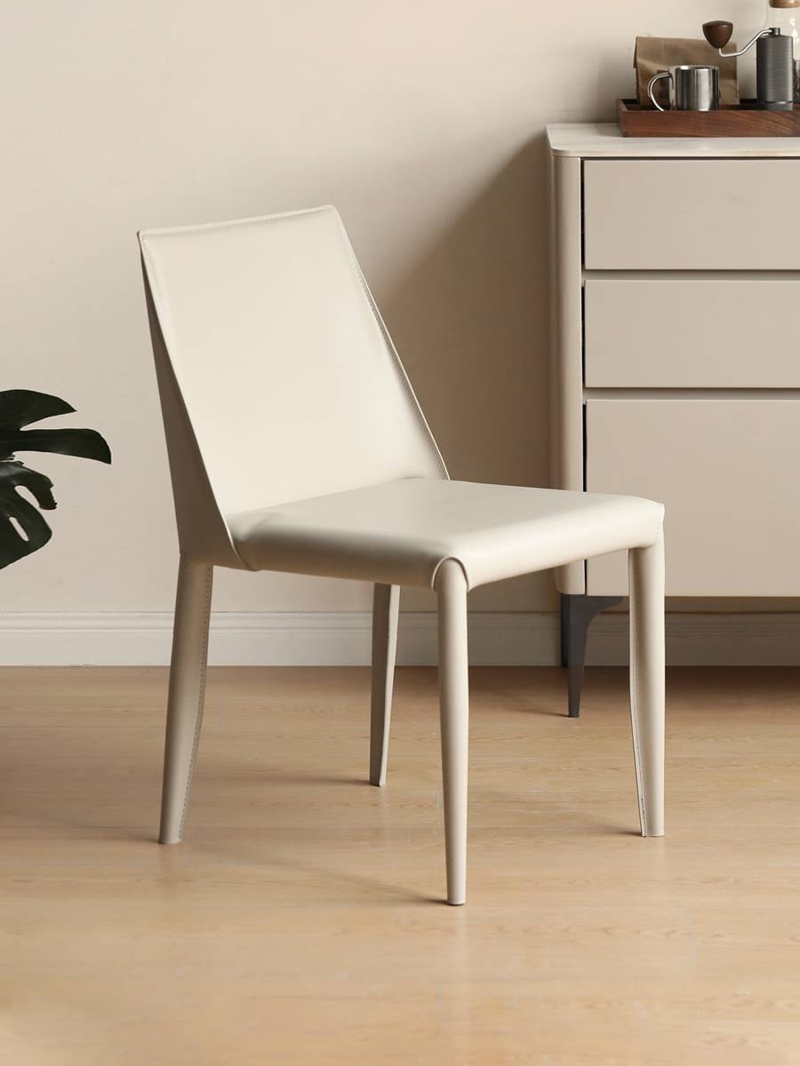 Set pcs 4 Leather Soft Nordic Style Dining Chair