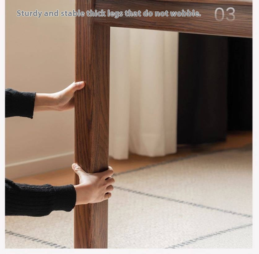 Oak Solid Wood Square Dining Table