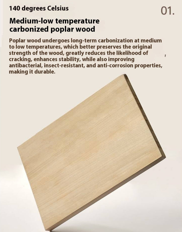 Poplar Solid Wood Retractable Office Table