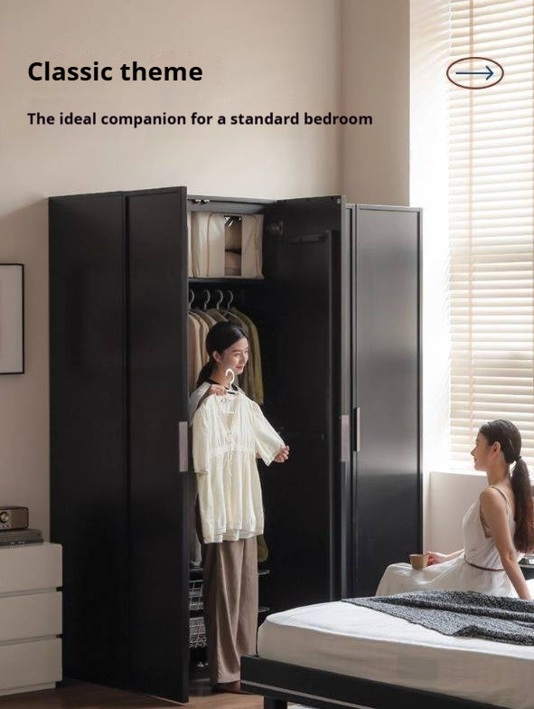 Pine Solid Wood Wardrobe Modern Simple