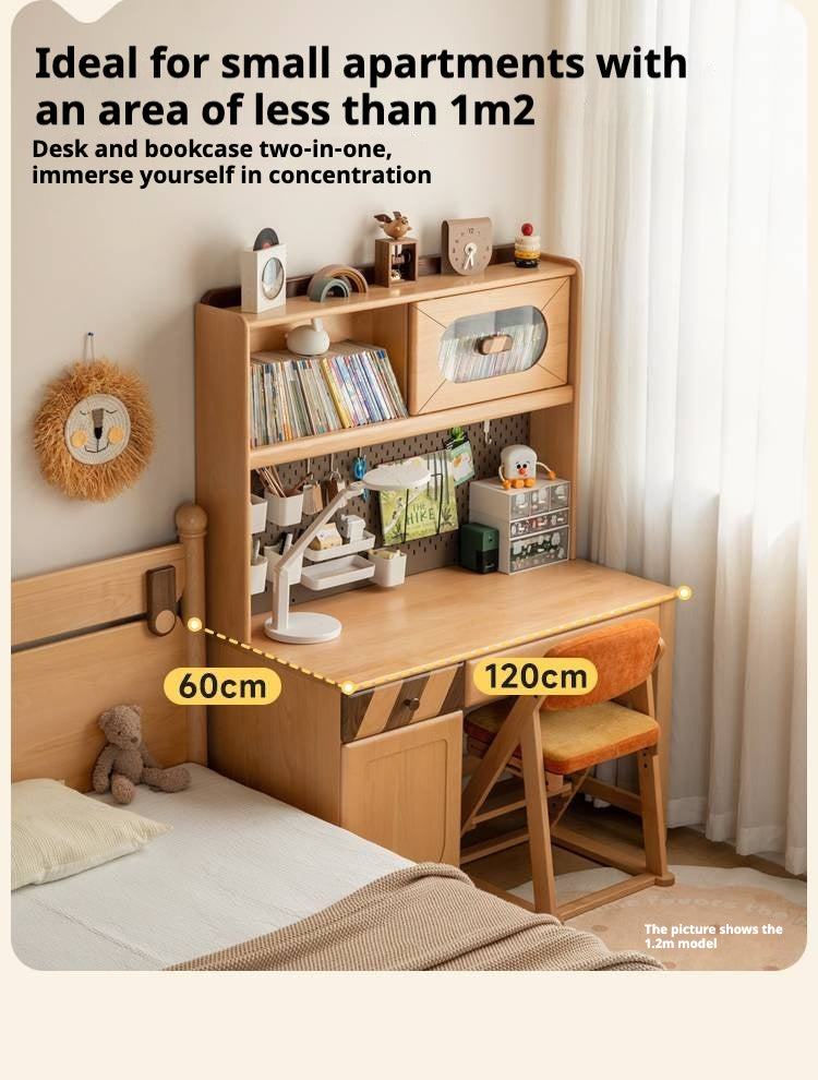 Beech Solid Wood Children's Study Table.