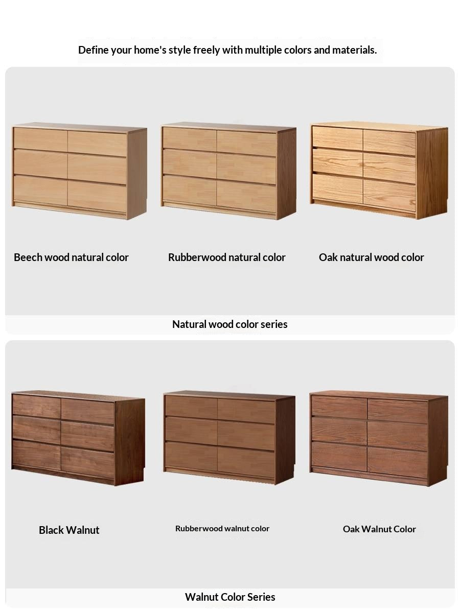 Black Walnut, South American Walnut Solid Wood chest of drawers