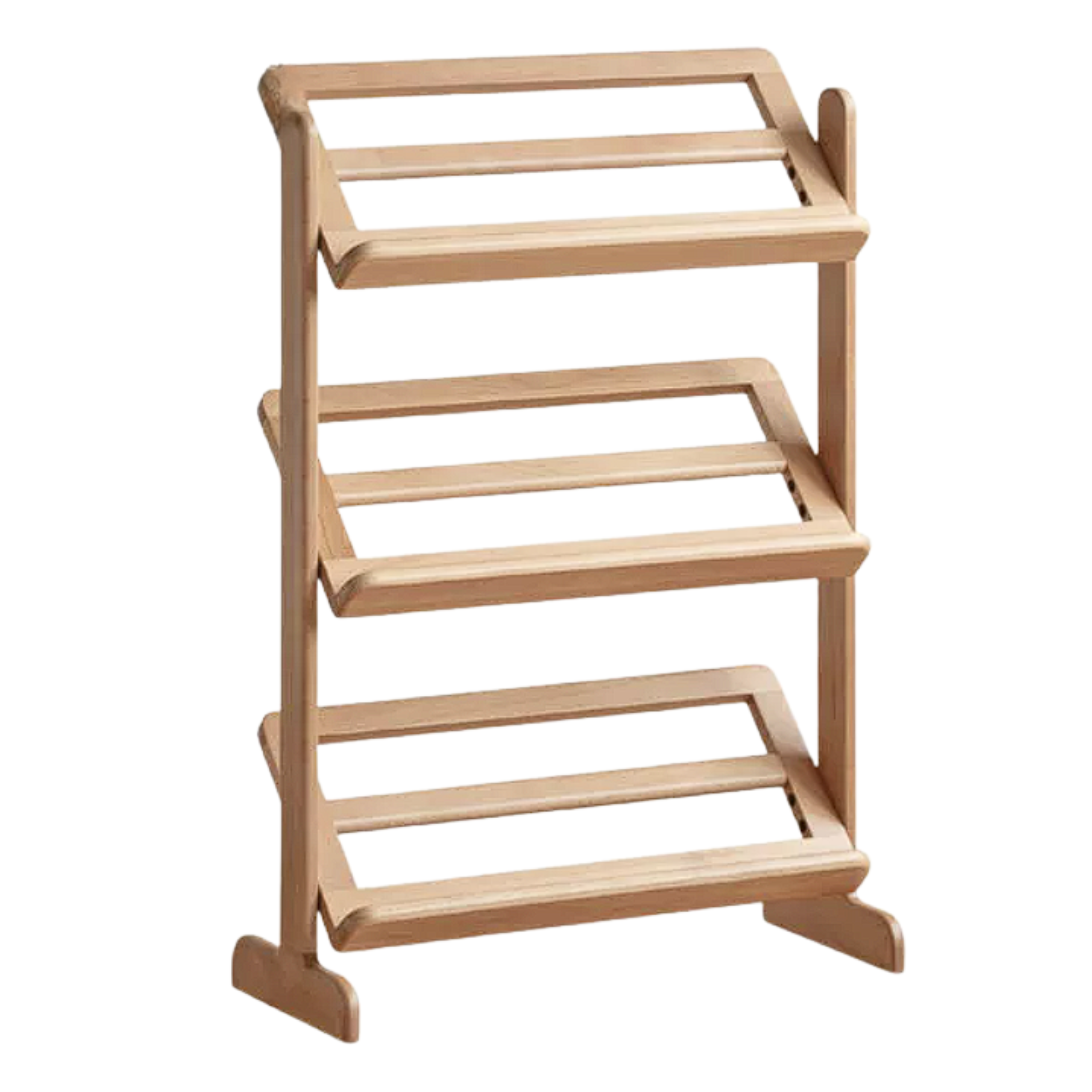 Beech Solid Wood Multi Layer Ultra Thin Shoe Racks