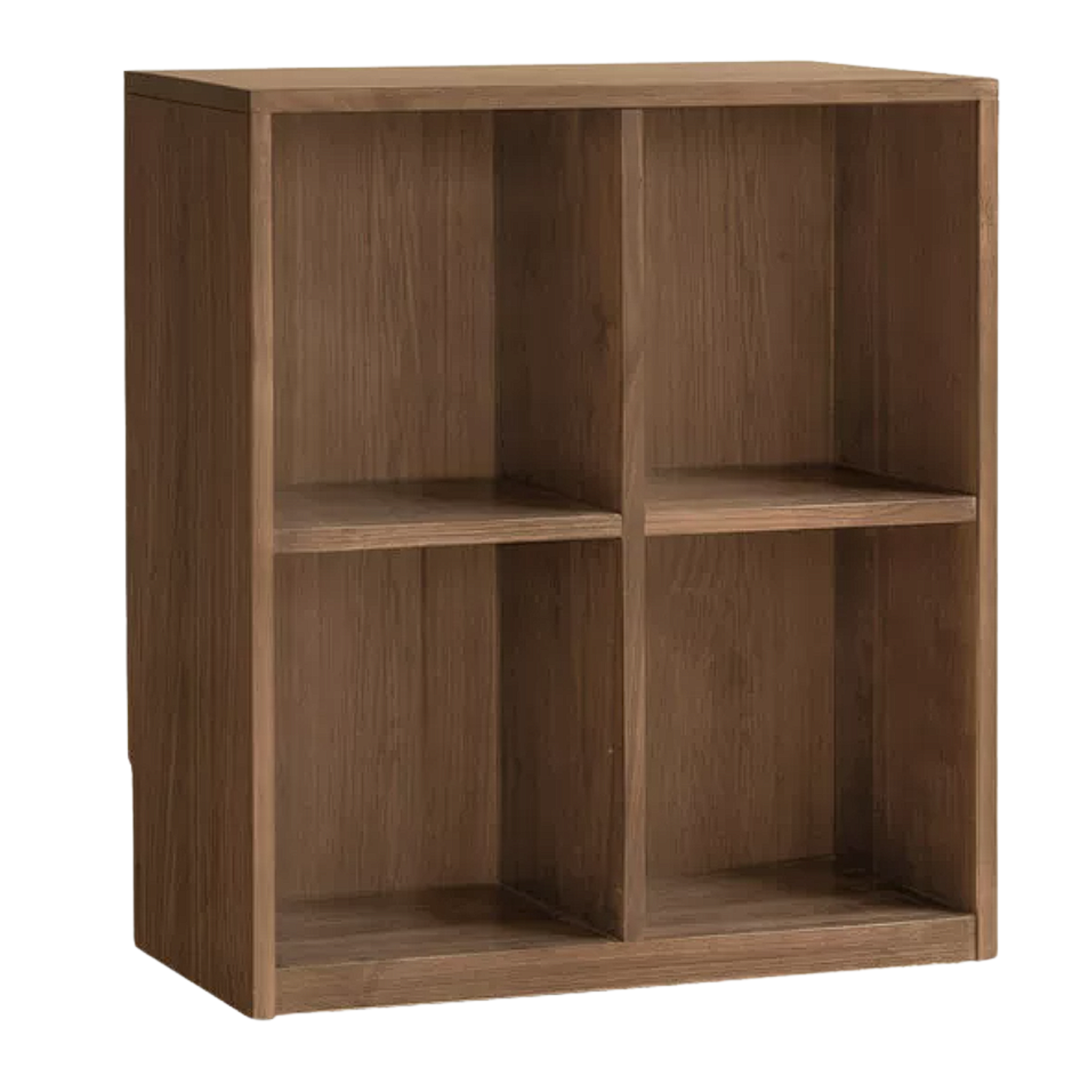 South American Walnut, Black Walnut, Oak Solid Wood, Solid RubberWood Low Bookshelf Combination Floor-Standing Cabinet