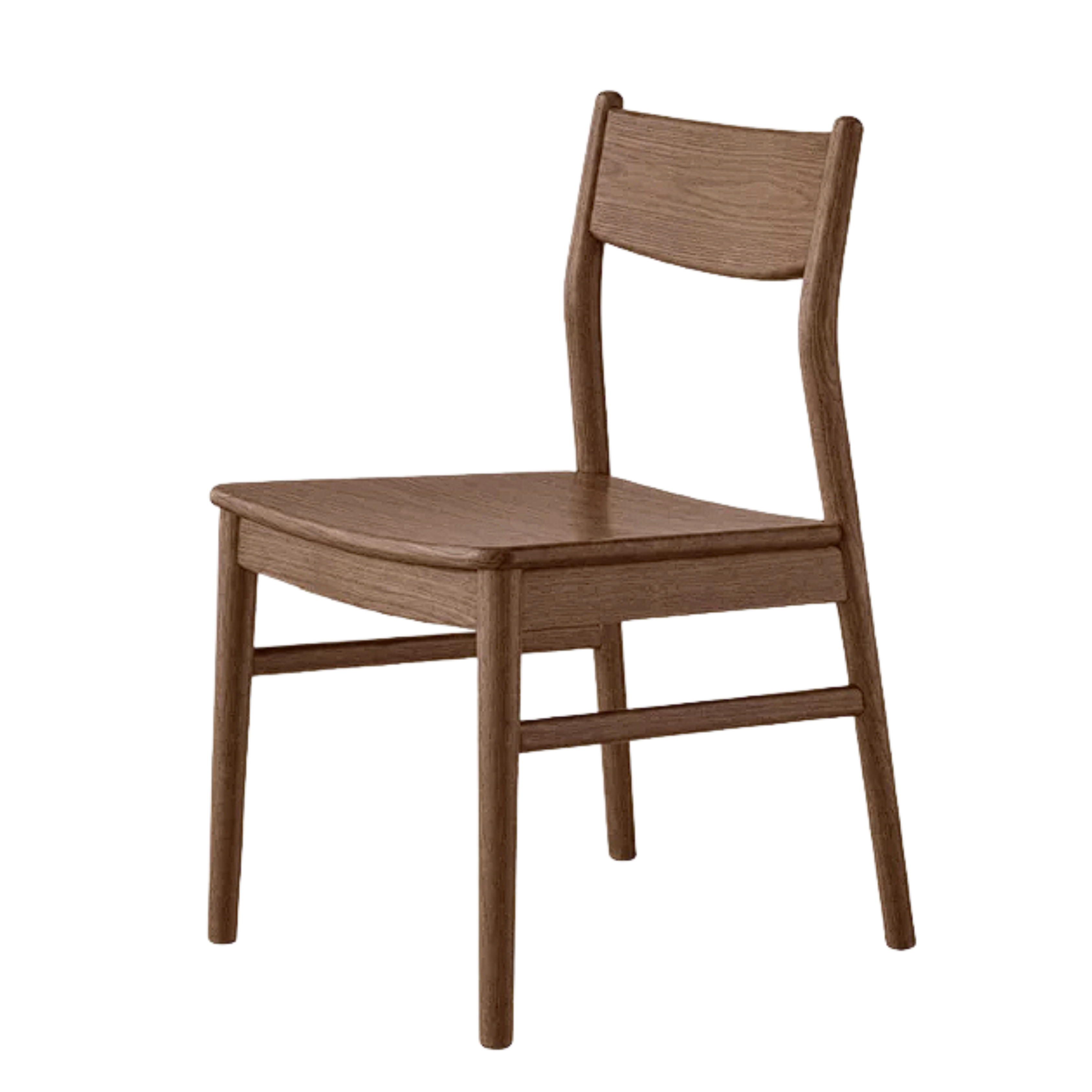 Set pcs 4 Black Walnut, White Ash, Oak, White Oak, Sandalwood, Ash Solid Wood Dining Chair